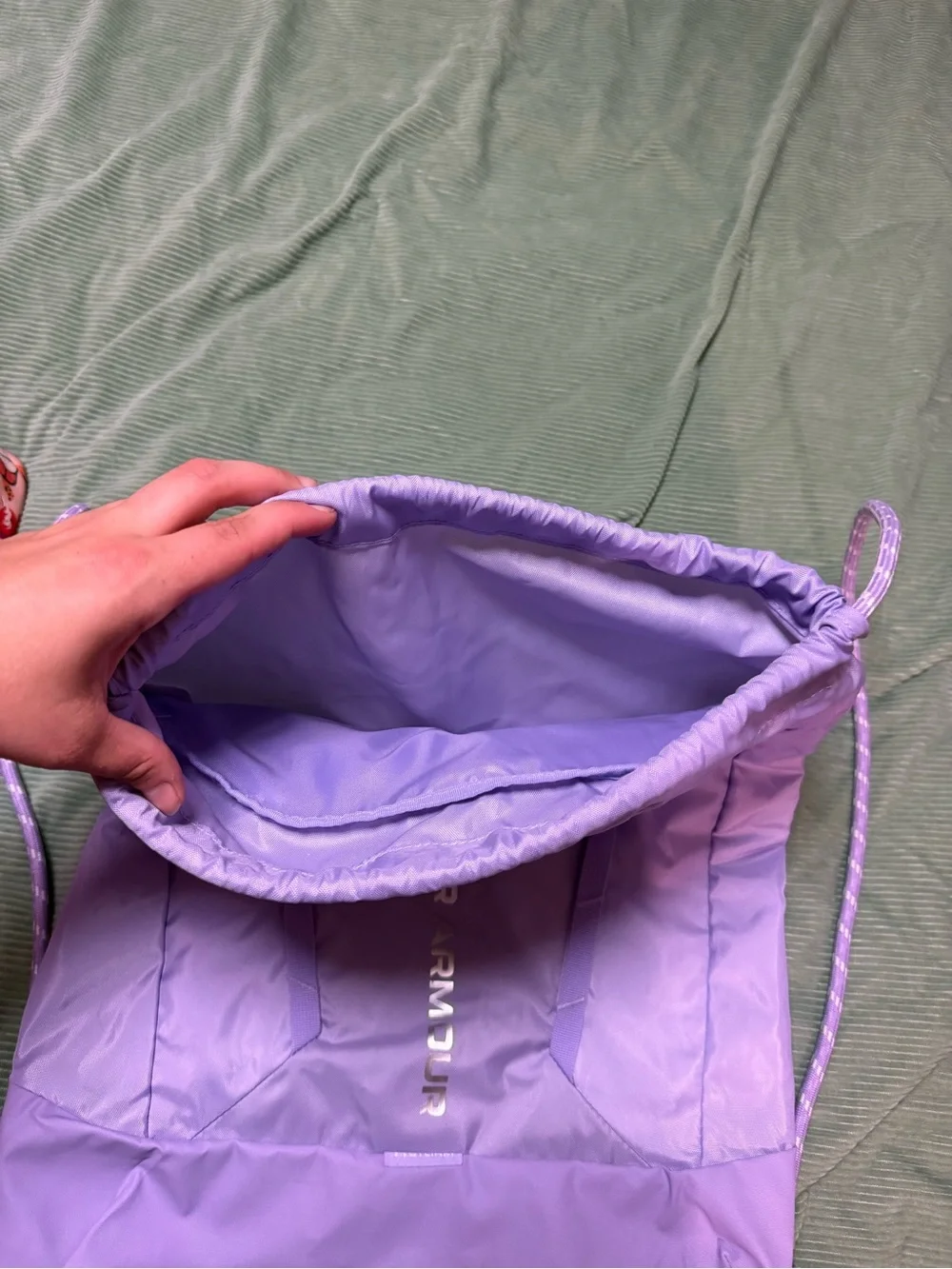 Under Armour Purple Drawstring Gym Sack